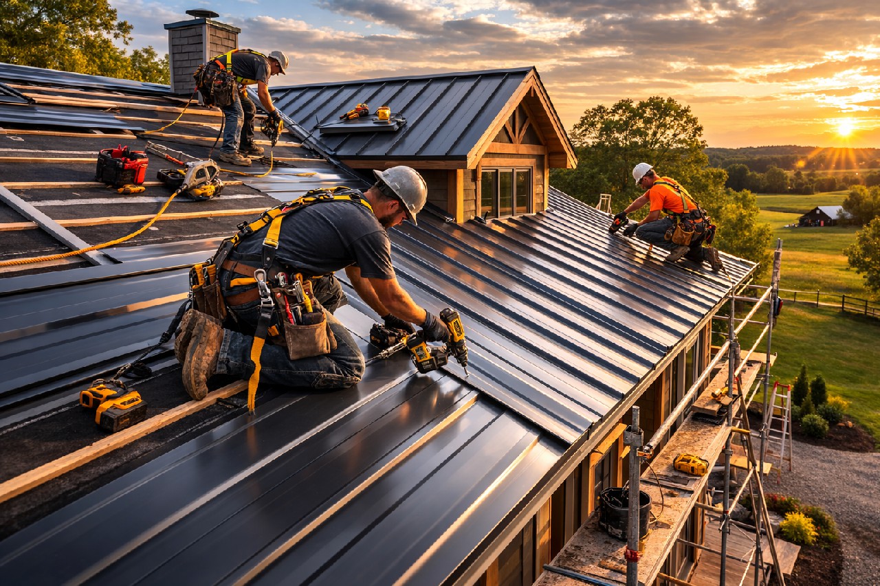 Metal Roof Installation service photo